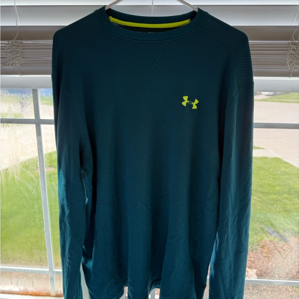 Men’s Under Armour Teal Long Sleeve Shirt